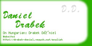 daniel drabek business card
